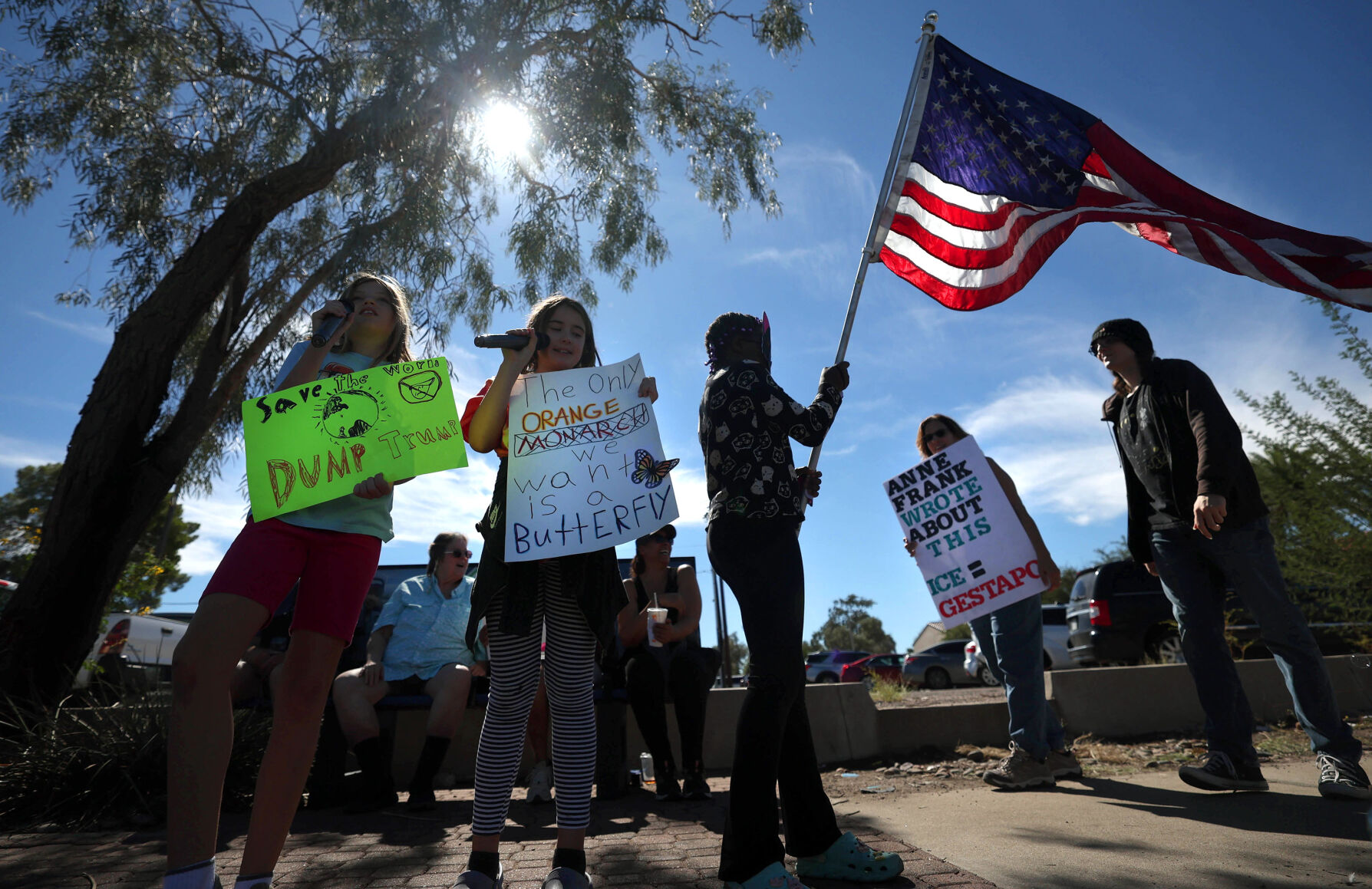 No Kings protest Tucson